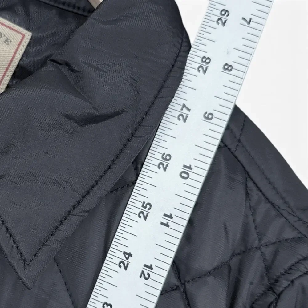 Onward Reserve Mens Sz M Quilted Jacket Braswell Elbow Patch Black Tan